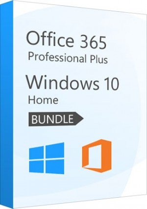 Microsoft Windows 10 Home + Office 365 Account - Package