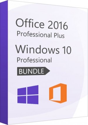 Microsoft Windows 10 Pro + Office 2016 Pro - Package